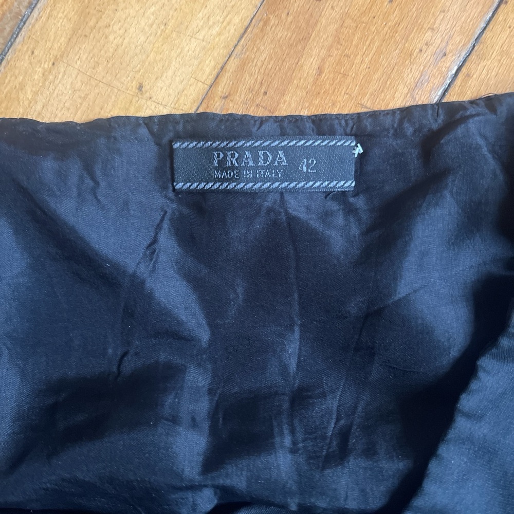 Prada mini skirt
